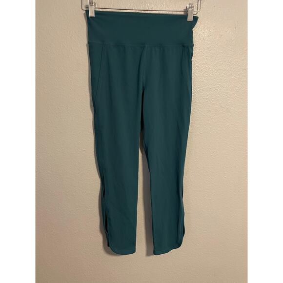 FP Movement Leggings Womens Medium Teal High Rise In Movement 7/8 Pocket Sport - Picture 1 of 8